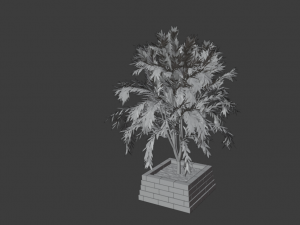 tree brick Modèle 3D