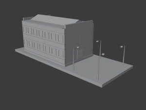 panel house 3Dモデル