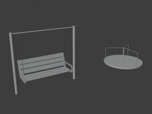 mini pacchetto parco giochi Modello 3D