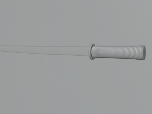 samurai katana Modelo 3D
