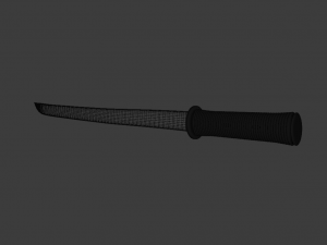 samurai katana Modelo 3D