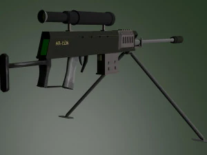 sniper rifle 3D Model