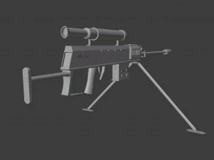 sniper rifle 3D Model