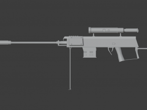 sniper rifle 3D 모델