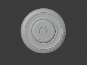 rusty antipersonnel mine 3D 模型