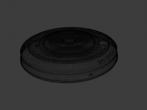 rusty antipersonnel mine 3D 模型
