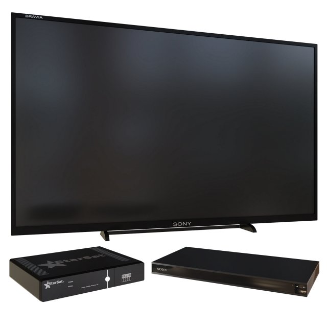 tv and dvd Modelo 3D .c4d .max .obj .3ds .fbx .stl .blend 