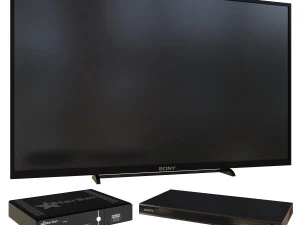 テレビとDVD 3Dモデル