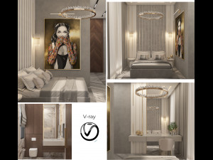 bedroom01 3D Model