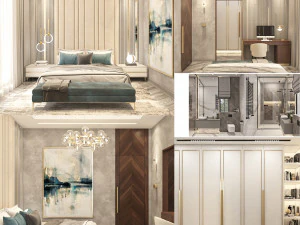 寝室02 3Dモデル