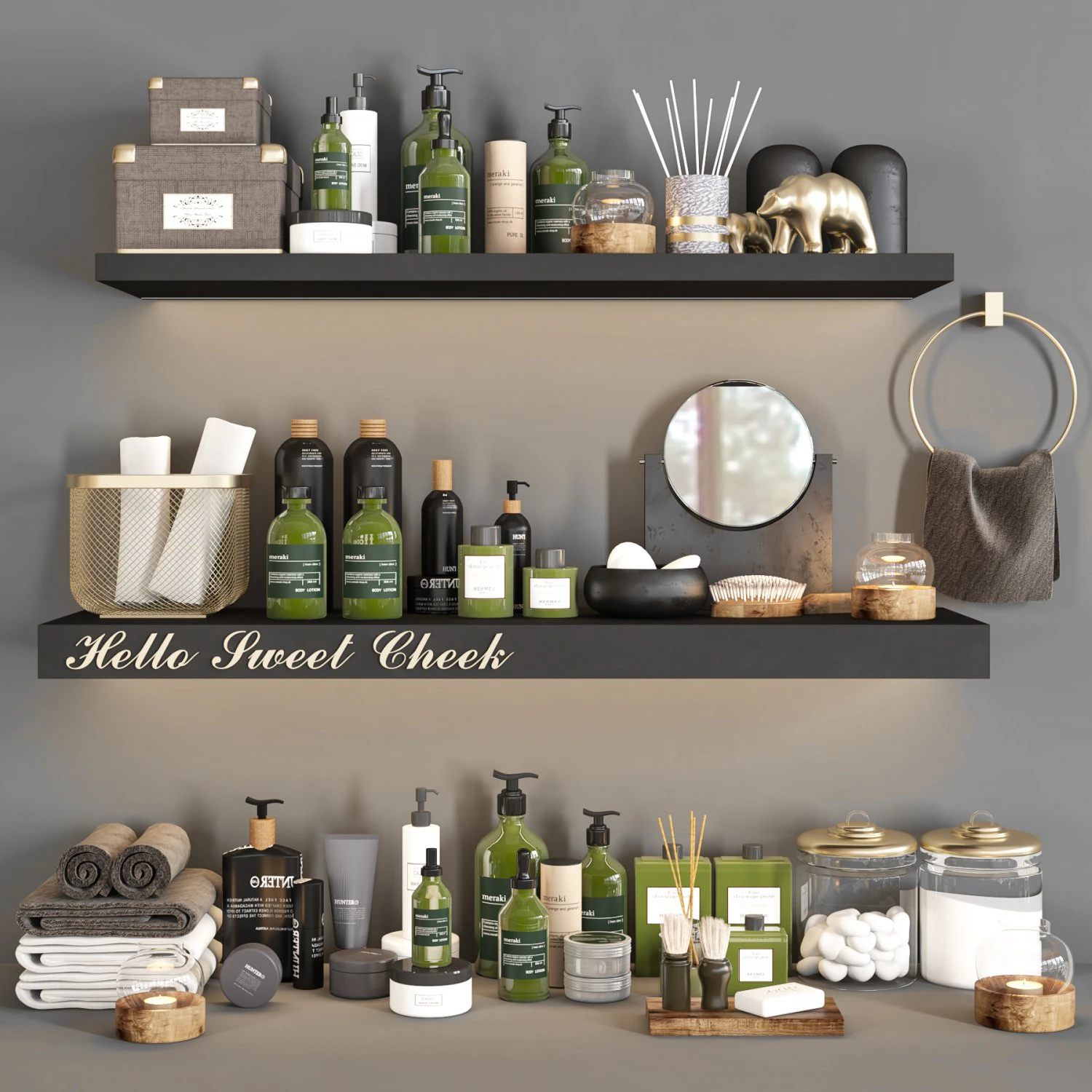 bathroomset108 3D Model .c4d .max .obj .3ds .fbx .stl .blend 