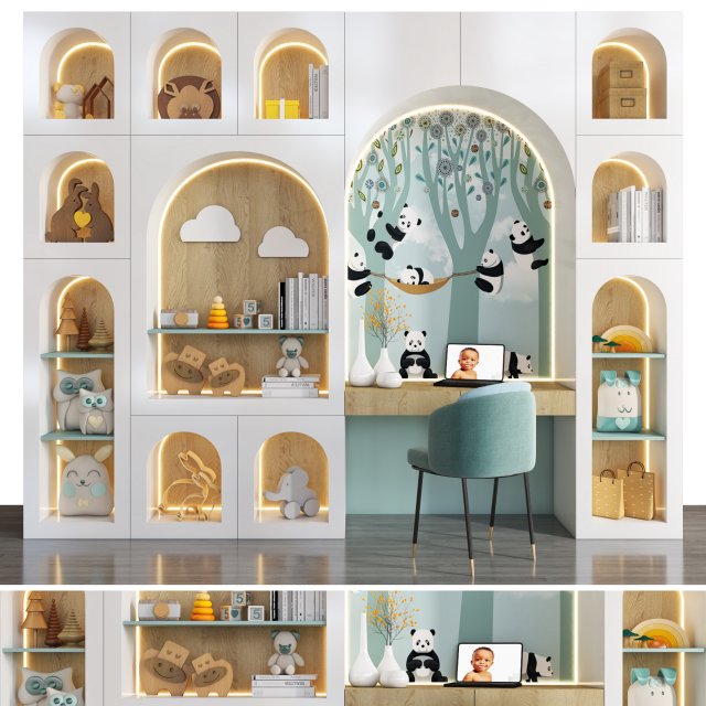 wardrobe 112 3D Модель .c4d .max .obj .3ds .fbx .stl .blend 