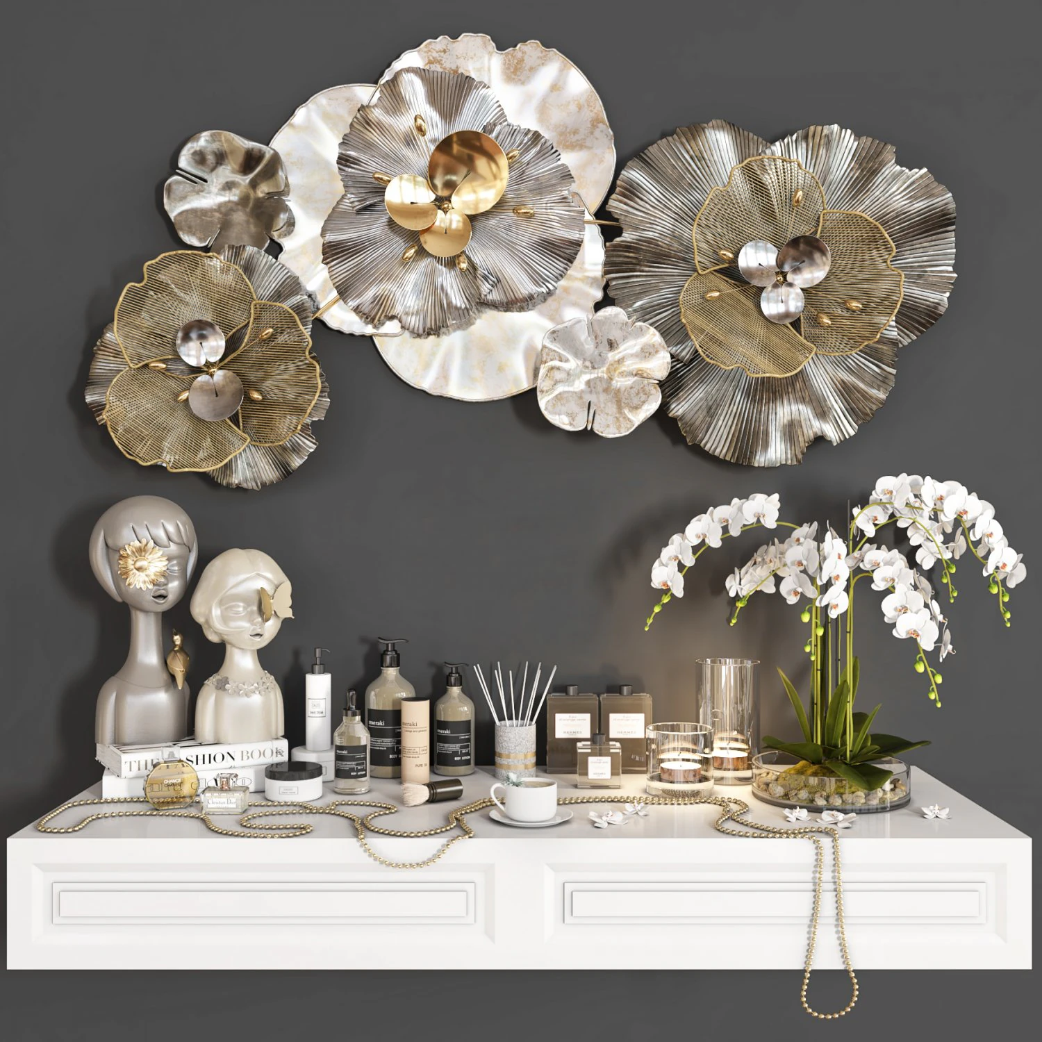 decorative set28 3D Model .c4d .max .obj .3ds .fbx .stl .blend 