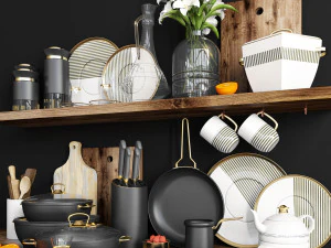 kitchen accessory 03 3D Model