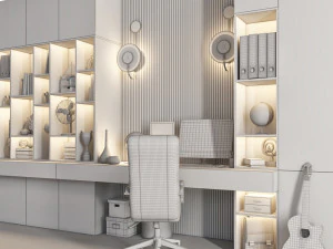 office furniture 06 3D Model