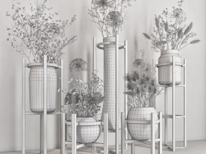 bouquet set 106 3D Model