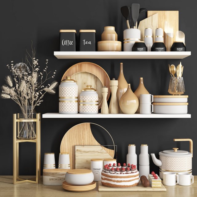 kitchen appliance 104 Modelo 3D .c4d .max .obj .3ds .fbx .stl .blend 