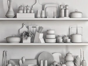 kitchen accessory 04 3D Model