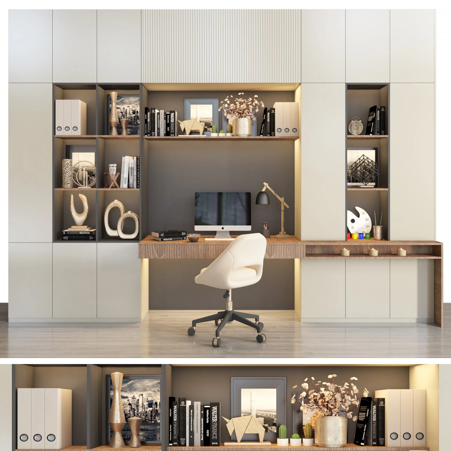 office furniture 08 3D Model .c4d .max .obj .3ds .fbx .stl .blend 