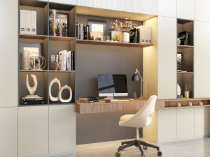 office furniture 08 Modelo 3D