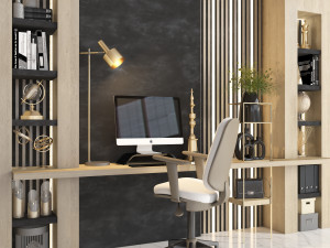 office furniture 09 Modelo 3D