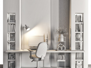 office furniture 09 Modelo 3D