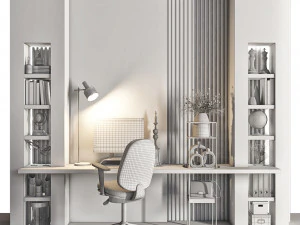 office furniture 09 3D Model