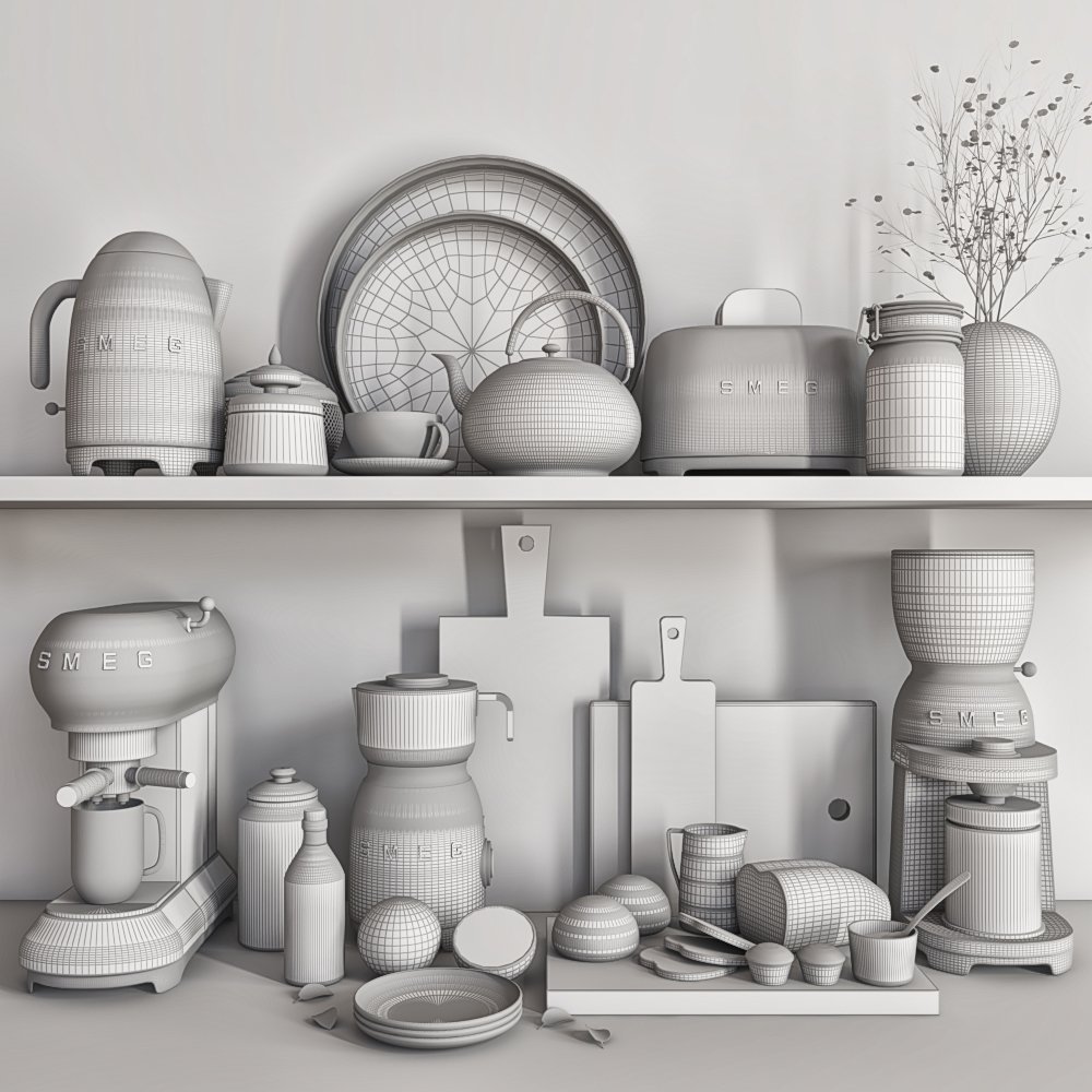 3d models kitchen