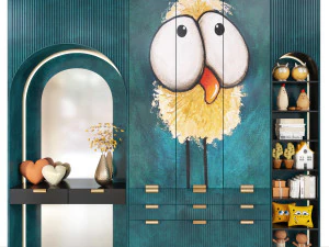 Kleiderschrank 115 3D Modell