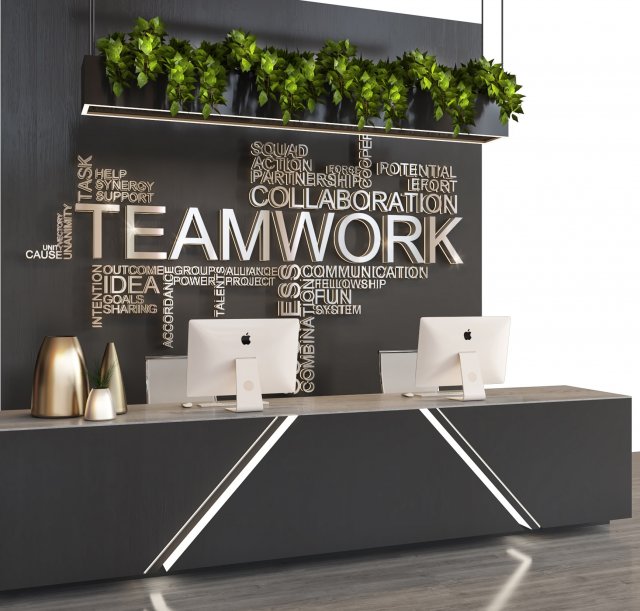 office furniture07 3D Model .c4d .max .obj .3ds .fbx .stl .blend 
