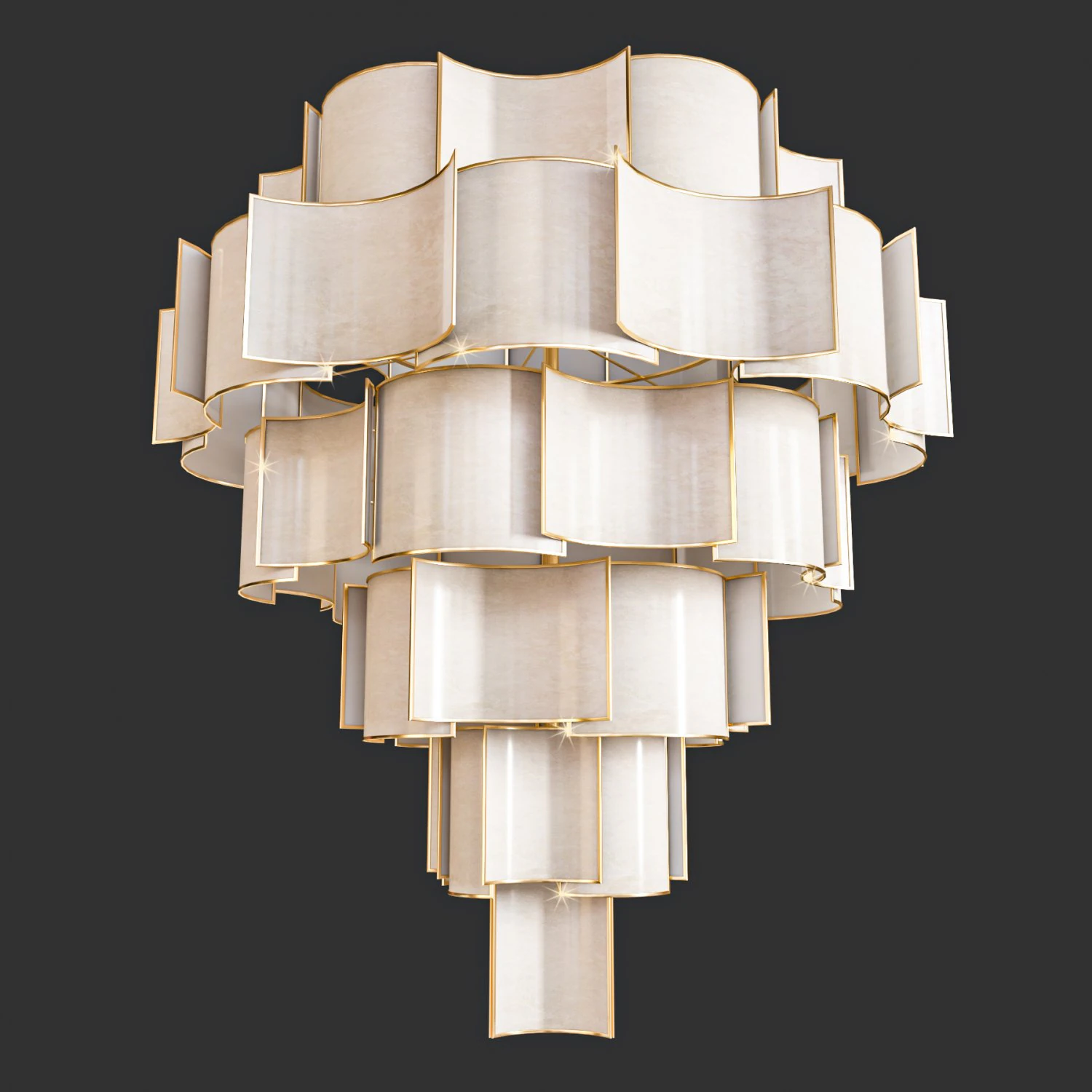 ceiling light 116 3D Model .c4d .max .obj .3ds .fbx .stl .blend 