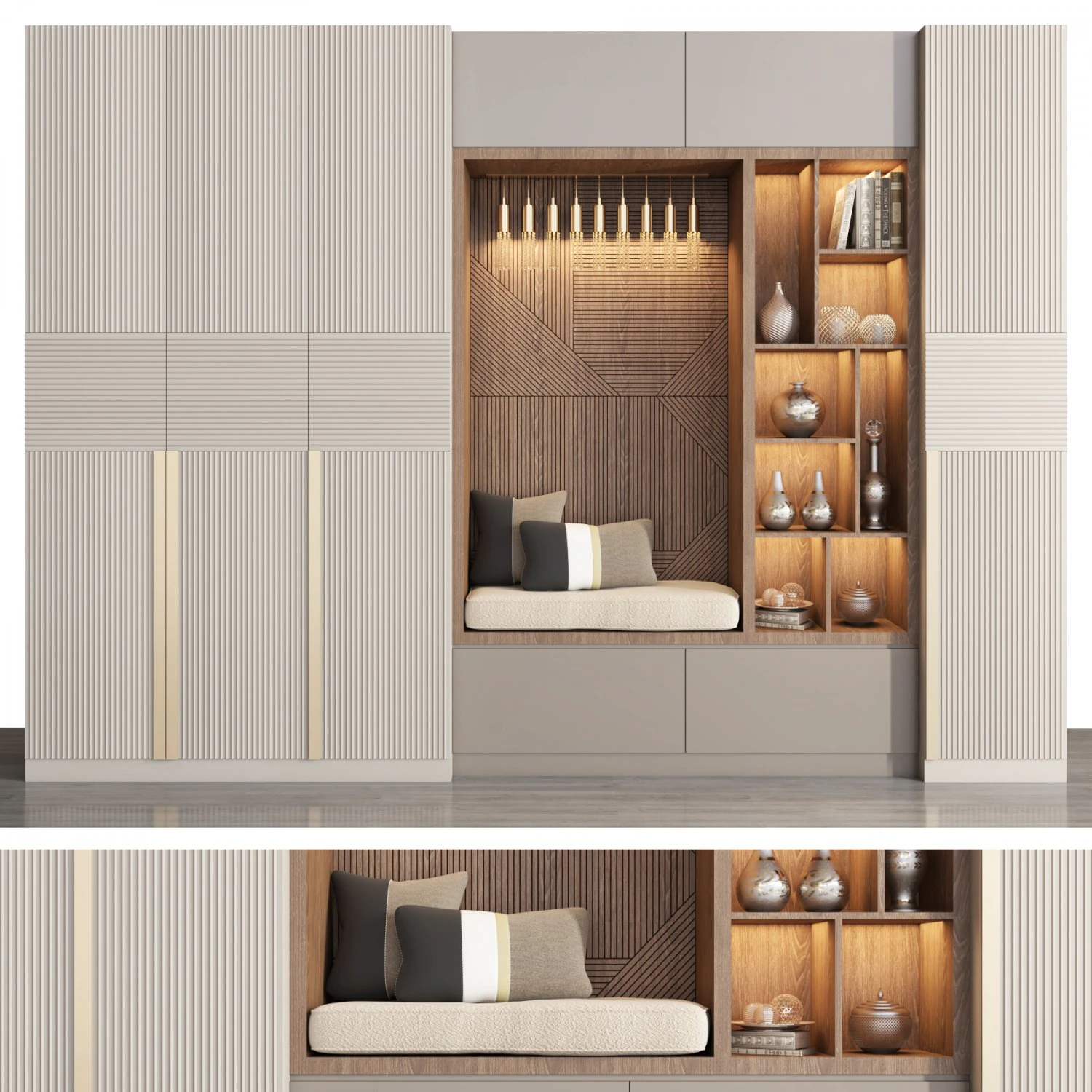 wardrobe 108 3D Model .c4d .max .obj .3ds .fbx .stl .blend 