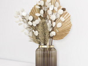 bouquet set 107 Model 3D