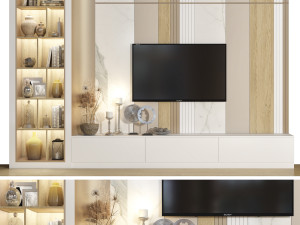 tv wall 21 3D 모델