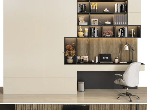 m&oacute;veis de escrit&oacute;rio 11 Modelo 3D