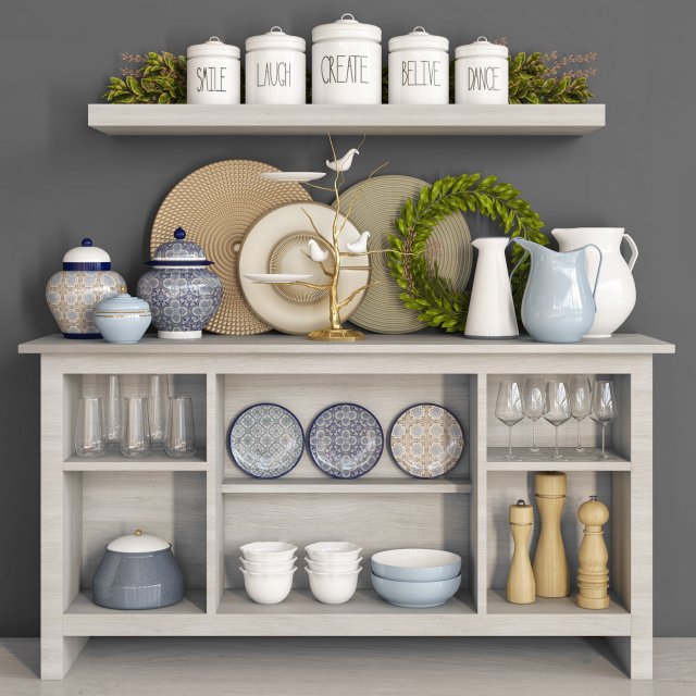 kitchen accessory 07 3D-Modell .c4d .max .obj .3ds .fbx .stl .blend 