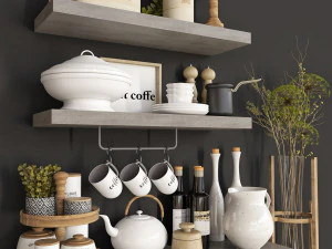 kitchen accessory 08 3D Model