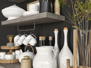kitchen accessory 08 3D Model