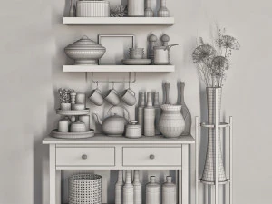 kitchen accessory 08 3D Model