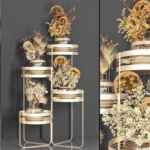 bouquet set 110 Modello 3D .c4d .max .obj .3ds .fbx .stl .blend 