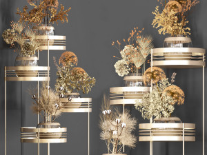bouquet set 110 Modello 3D
