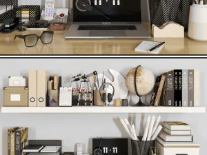 办公家具15 3D 模型