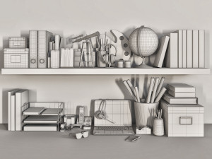 office furniture 15 3D-Modell