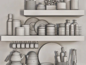 kitchen accessory 06 3D Model