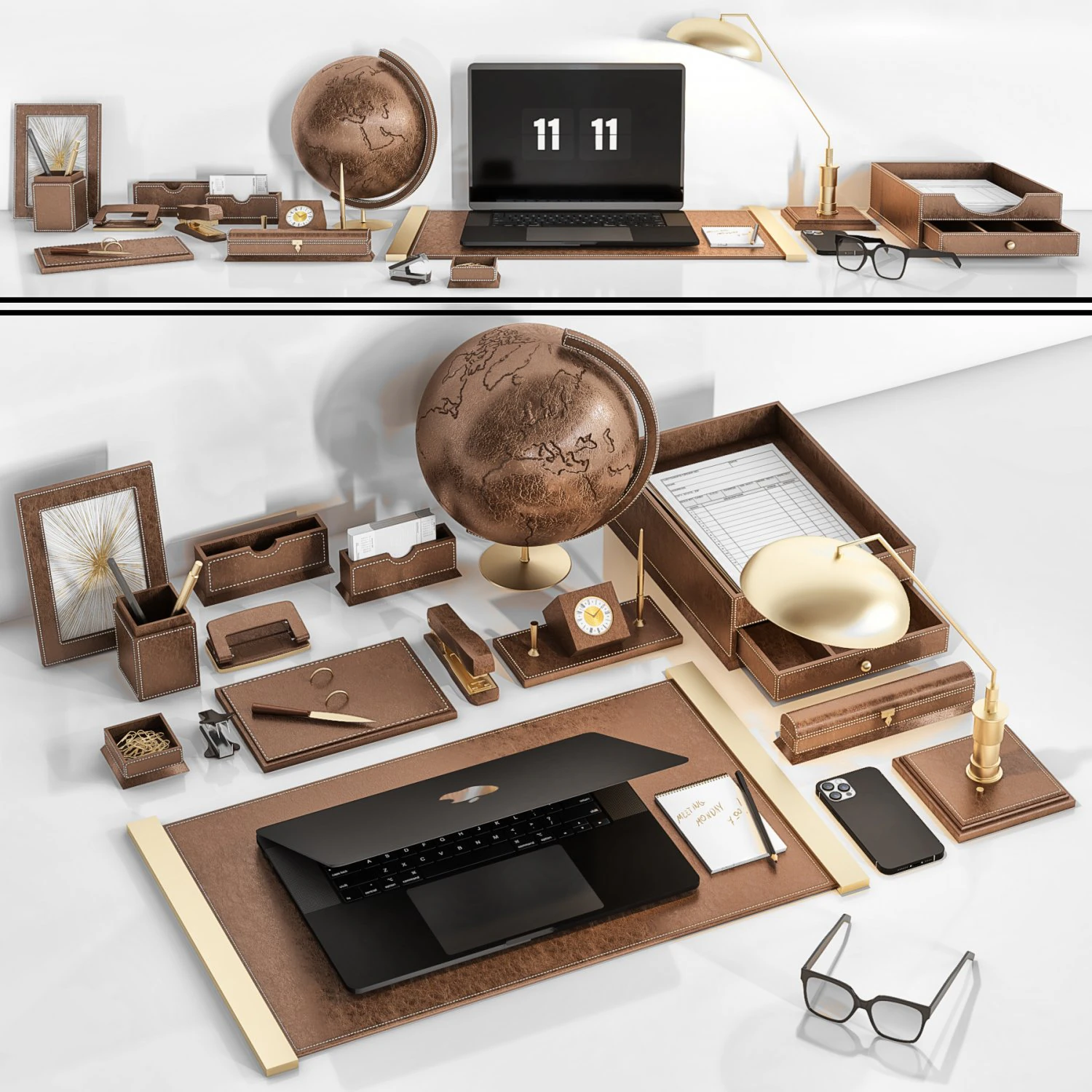 office furniture 16 3D Model .c4d .max .obj .3ds .fbx .stl .blend 