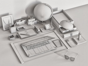 office furniture 16 3Dモデル