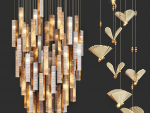 ceiling light 123 3D Model