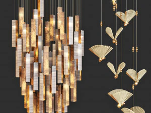 lampu langit-langit 123 Model 3D