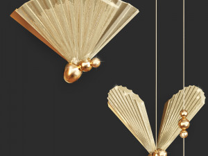 ceiling light 123 3D 모델