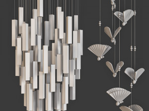 ceiling light 123 3D 모델